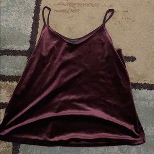 Velvet red Ann Taylor Tank